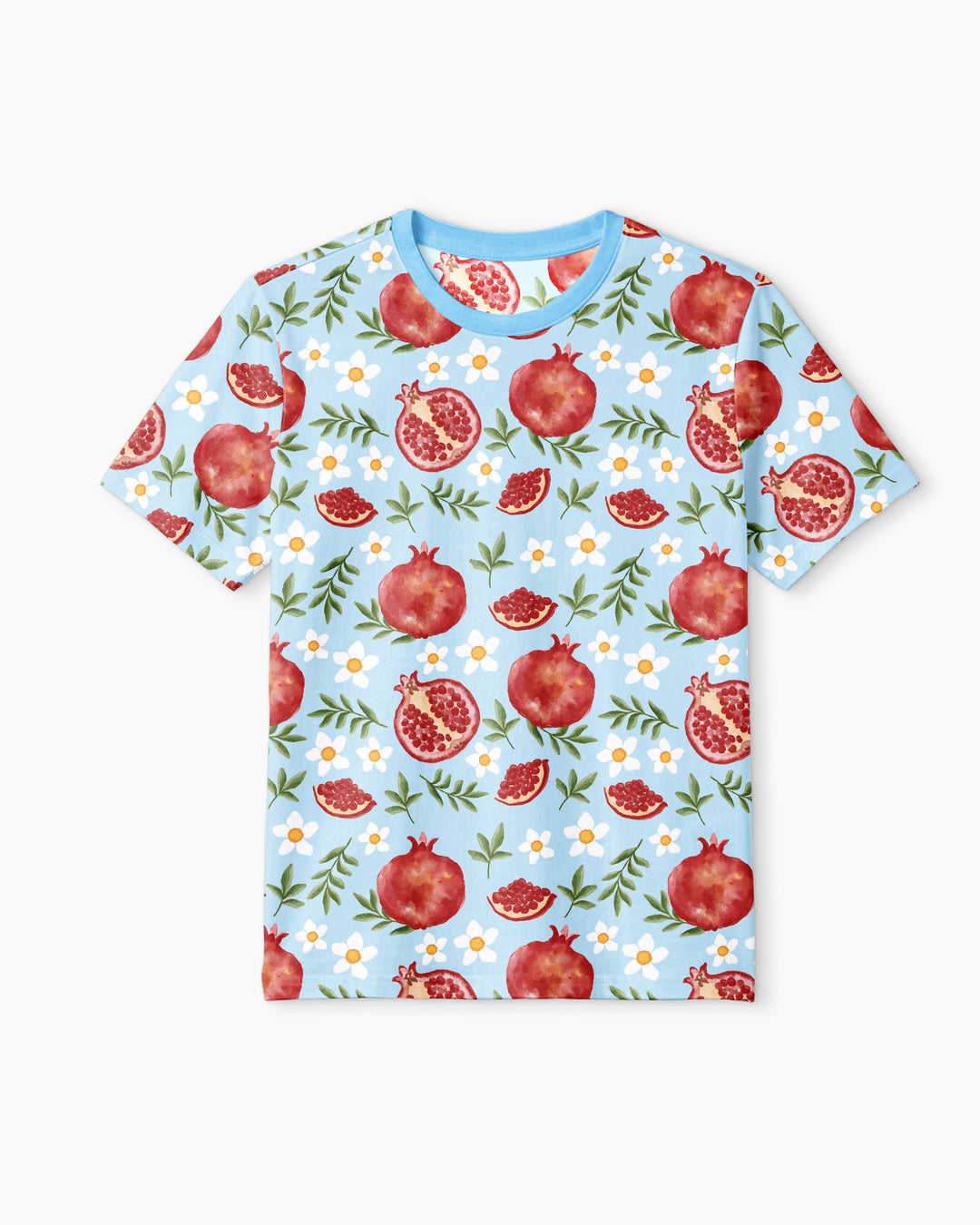 Pomegranate Garden Joy Family Matching Bamboo Men Short Sleeve Short Pajama Set