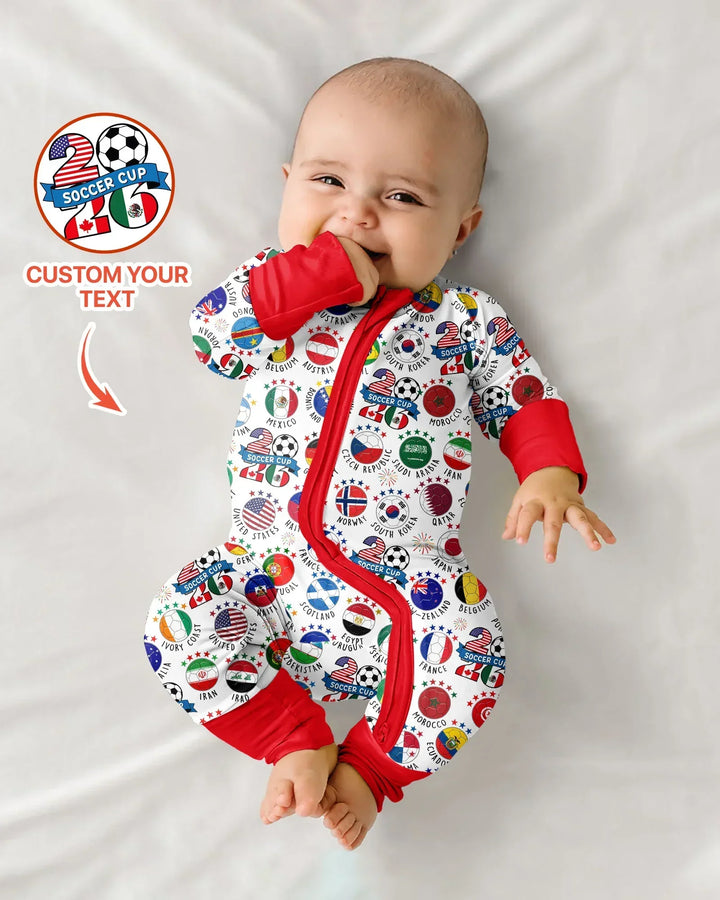 The World Plays Here 2026 Soccer Tour Bamboo Convertible Zippy