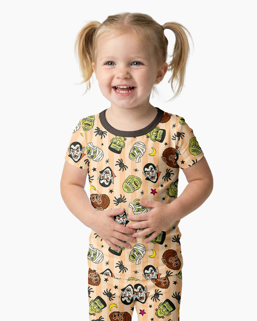Creepy Crew Family Matching Bamboo Two Piece Short Sleeve Pajama Set