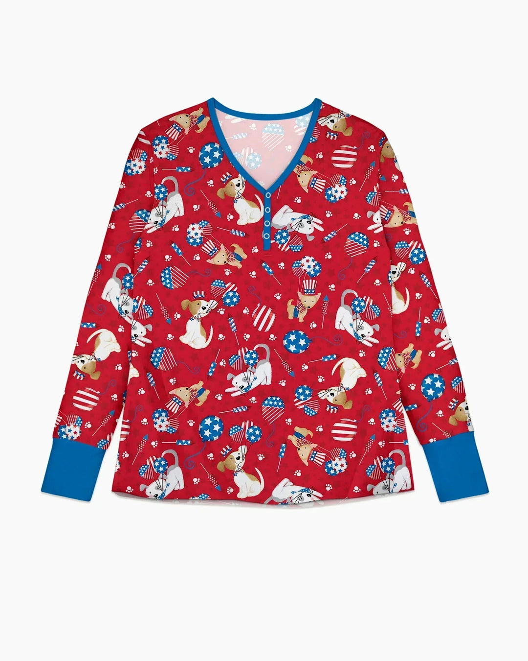 Red, White & Woof Family Matching Bamboo Women Pajama Set