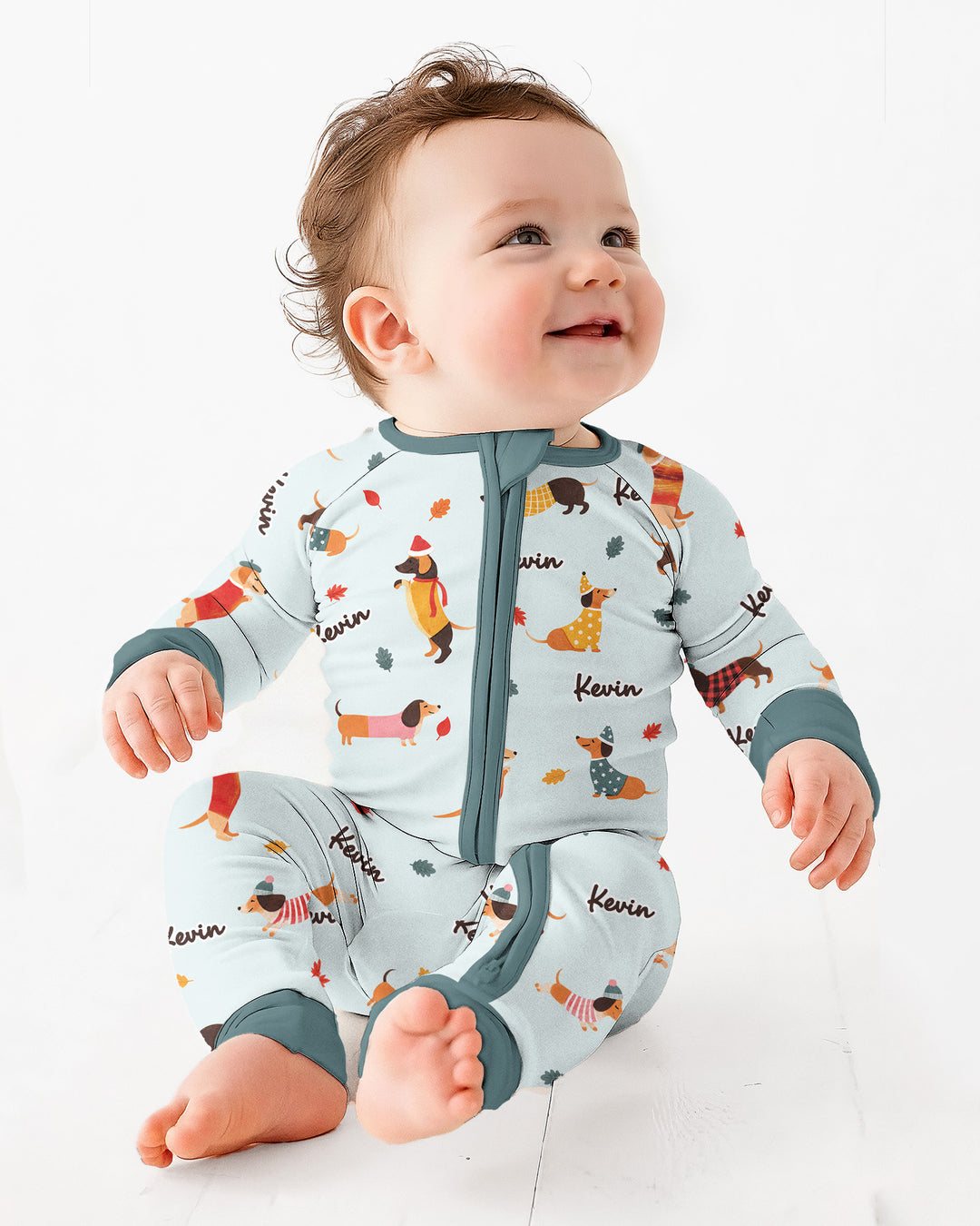 Autumn Dachshund Kids Bamboo Convertible Zippy
