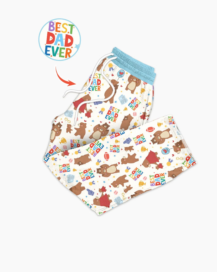Best Daddy Bear Ever Family Matching Bamboo Men's Pajama Set