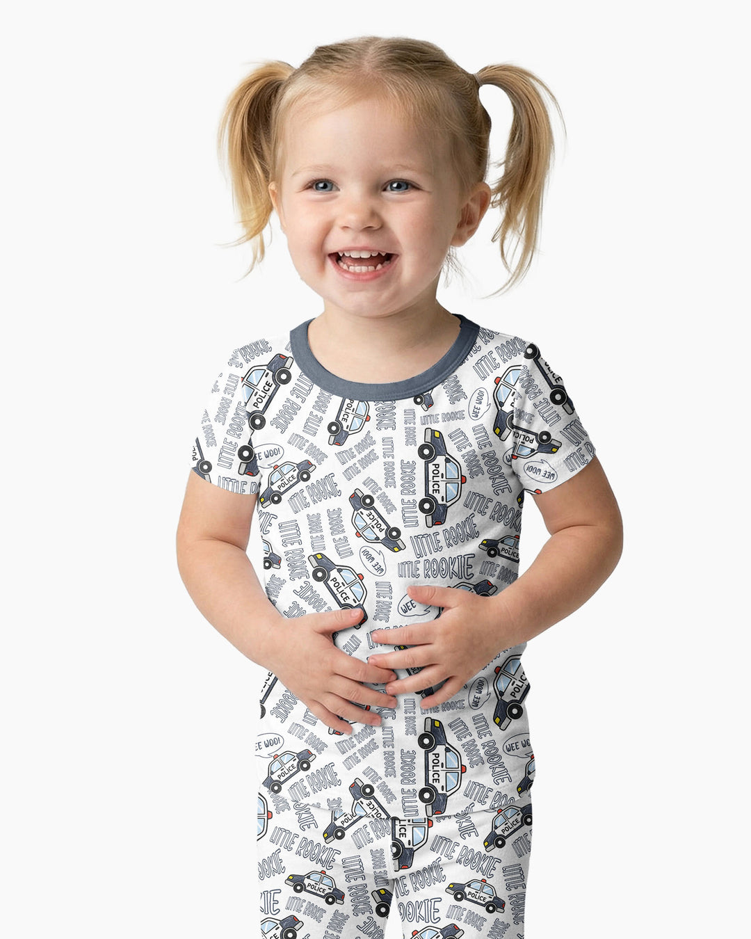 Little Rookie Bamboo Two Piece Short Sleeve Pajama Set