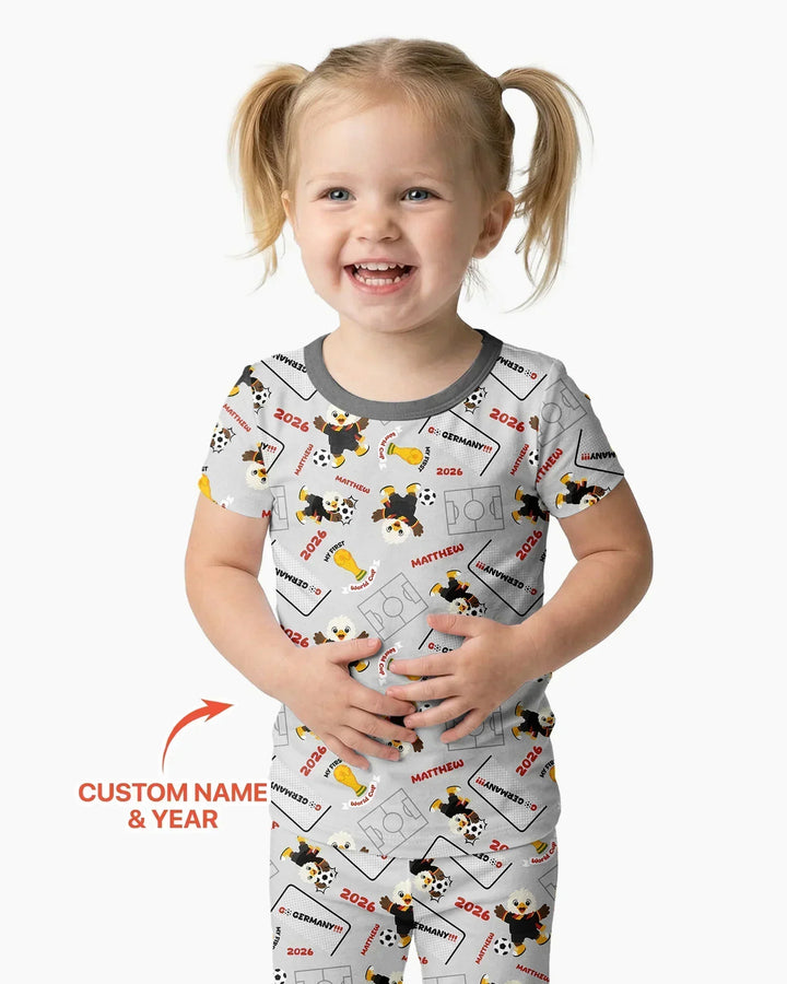 My First World Cup Bamboo Two Piece Short Sleeve Pajama Set