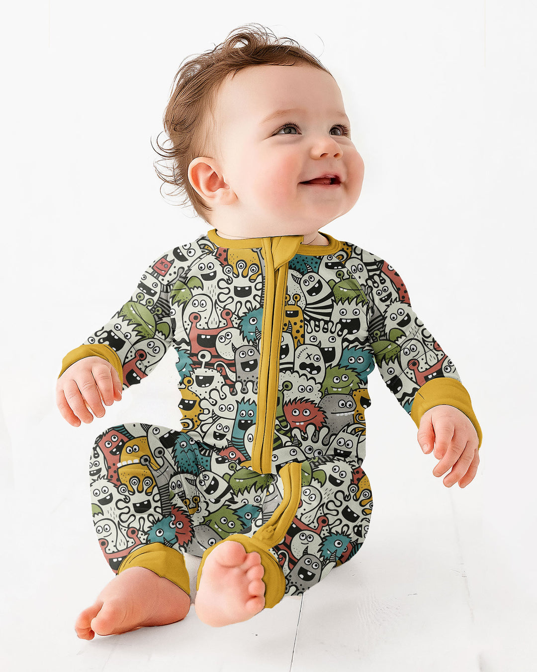 Monsters And Friends Bamboo Convertible Zippy
