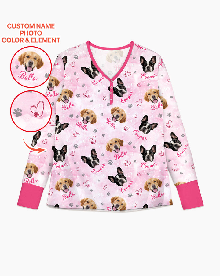 Personalized Family Matching Bamboo Women Pajama Set