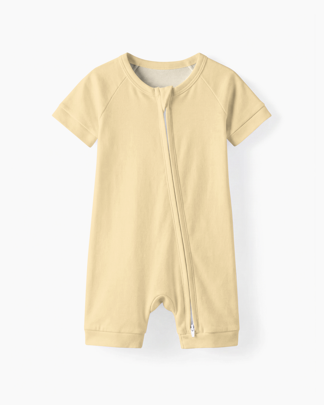 Solid Color Bamboo Shorty Zippy