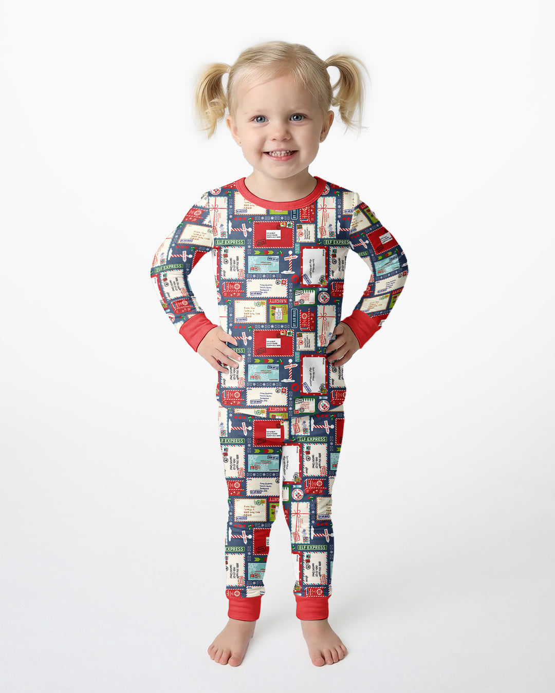 Dear Santa Bamboo Two Piece Long Sleeve Pajama Set