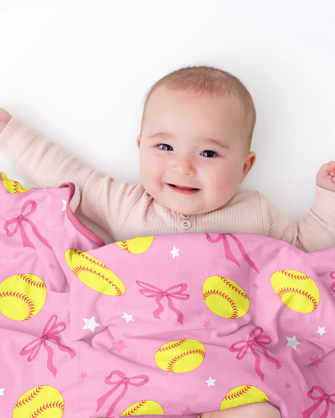 Softball Lovers Bamboo Blanket