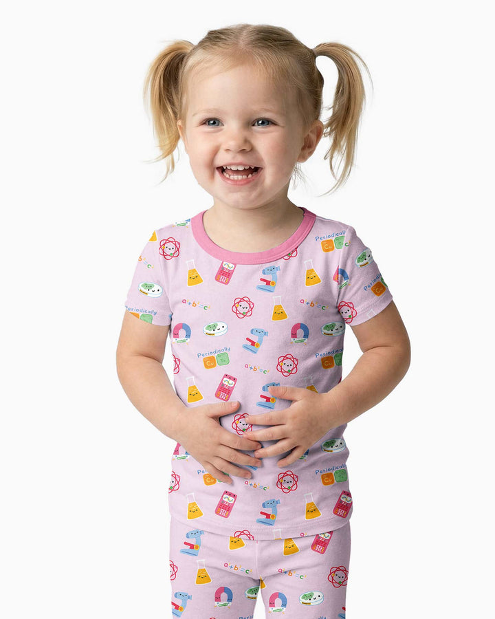 Scientist Lover Family Matching Bamboo Two Piece Short Sleeve Pajama Set