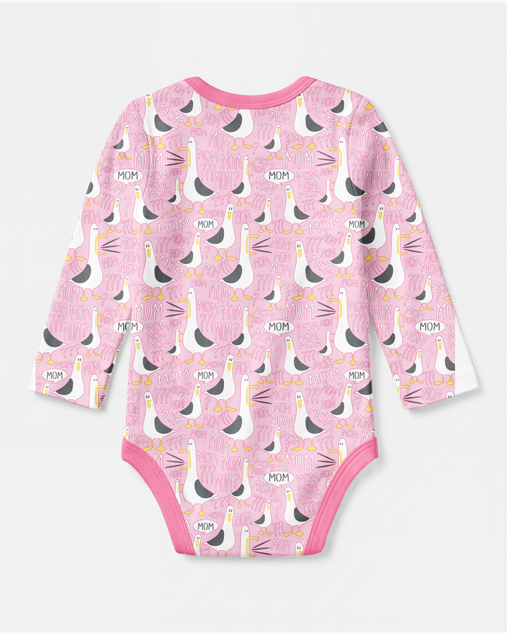 Funny Seagull MOM Bamboo Bodysuit