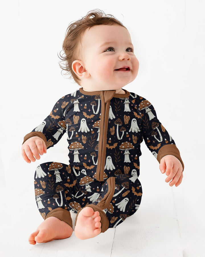 Retro Halloween Whimsy Bamboo Convertible Zippy