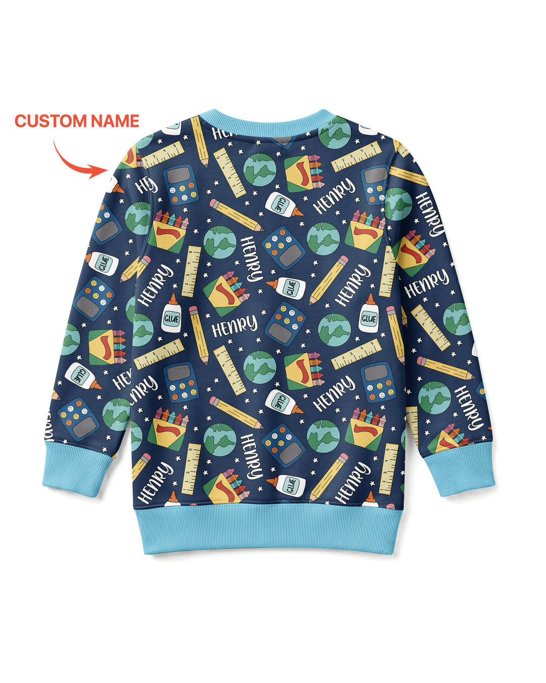 School Supply Bamboo Crewneck Sweatshirt