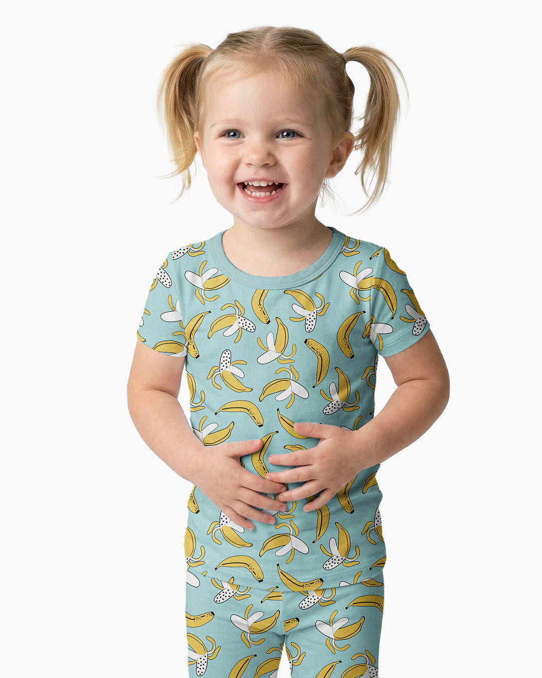Bananas Bamboo Two Piece Short Sleeve Pyjamas Set