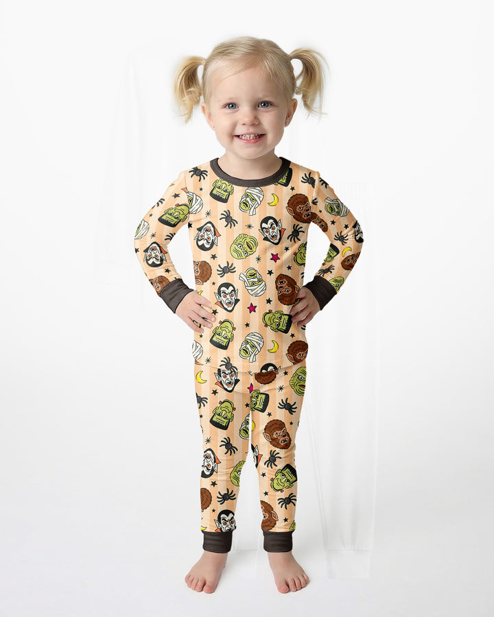 Template Bamboo Two Piece Long Sleeve Pyjamas Set