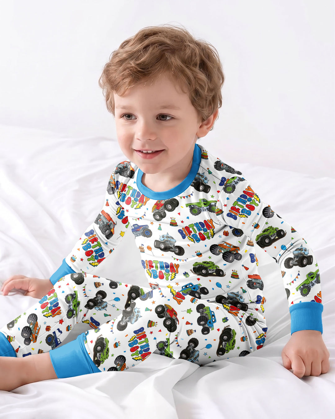 Template Bamboo Two Piece Long Sleeve Pyjamas Set