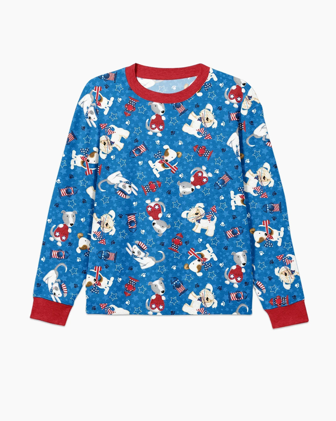 Red, White & Woof Family Matching Bamboo Men's Pajama Set