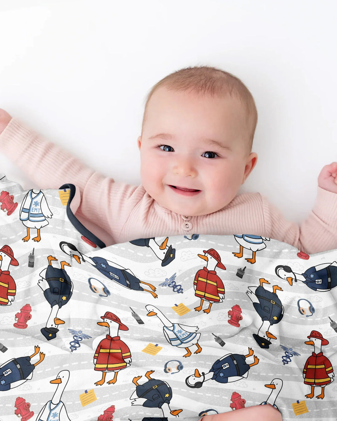 Rescue Goose Squad Bamboo Blanket