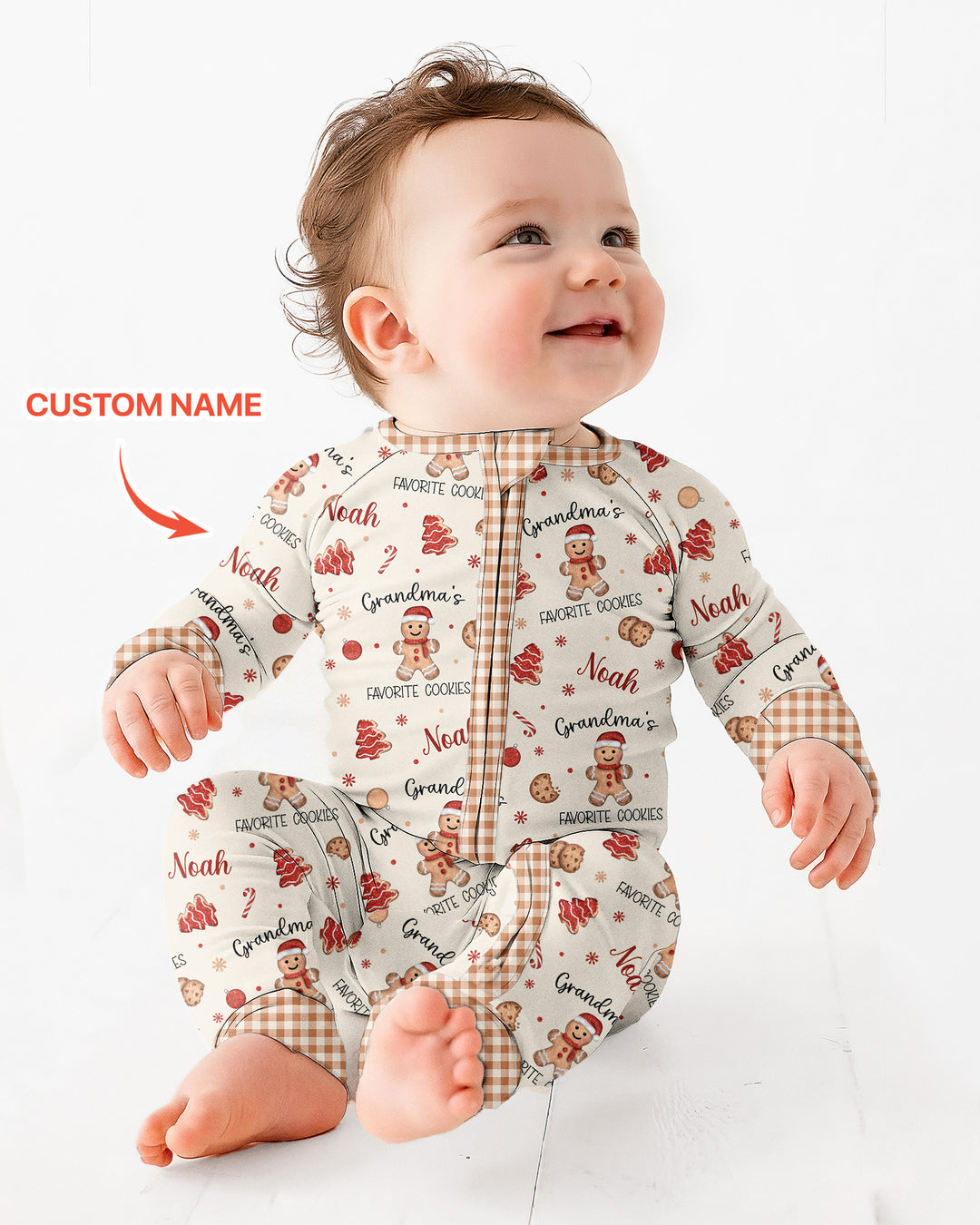 Custom Name Grandma’s Favorite Cookies Bamboo Convertible Zippy