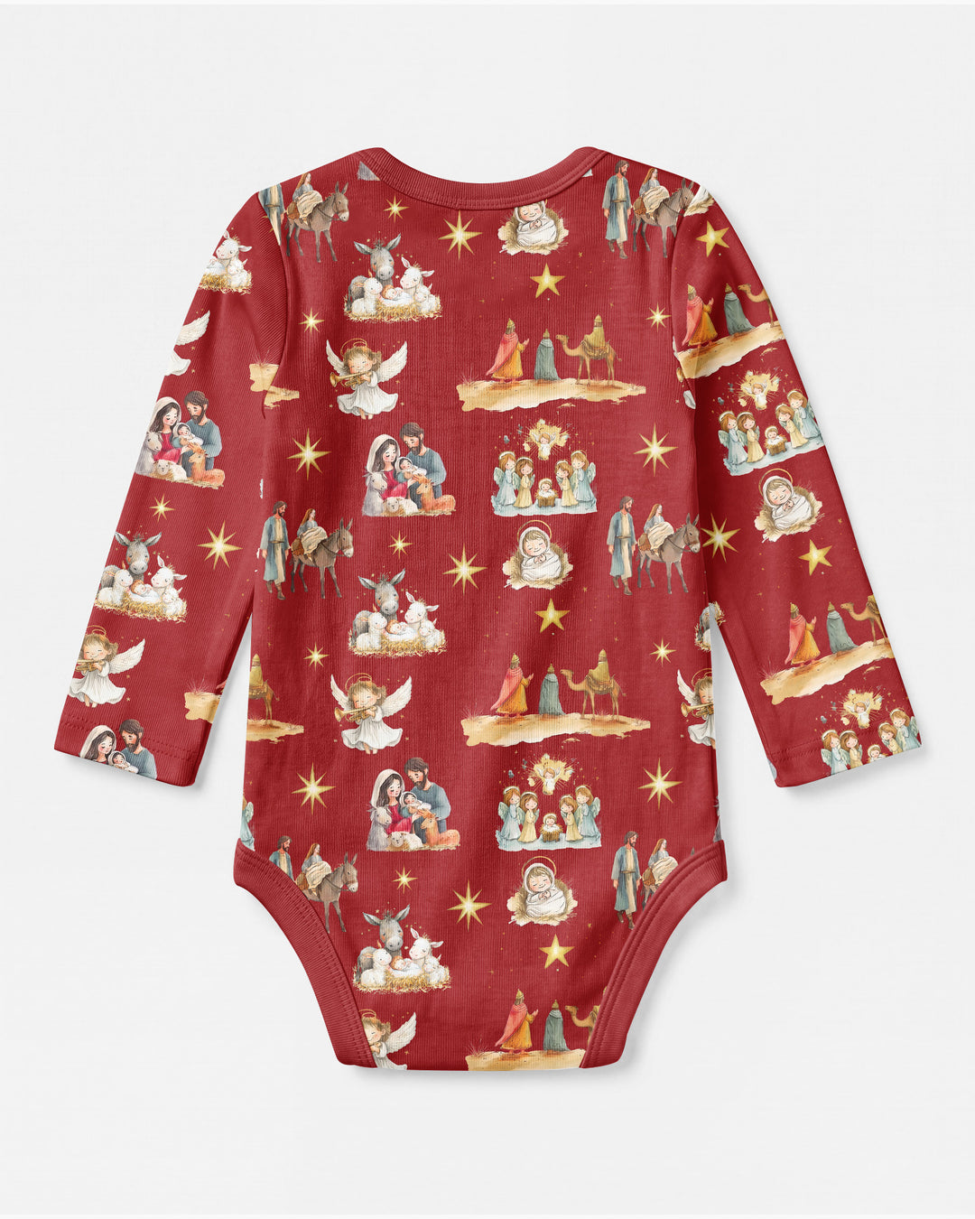 Nativity Joy To The World Bamboo Bodysuit