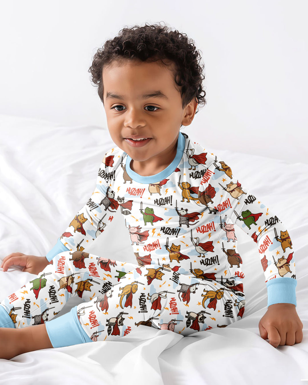 Huzzah! Huzzah! Bamboo Two Piece Long Sleeve Pajama Set