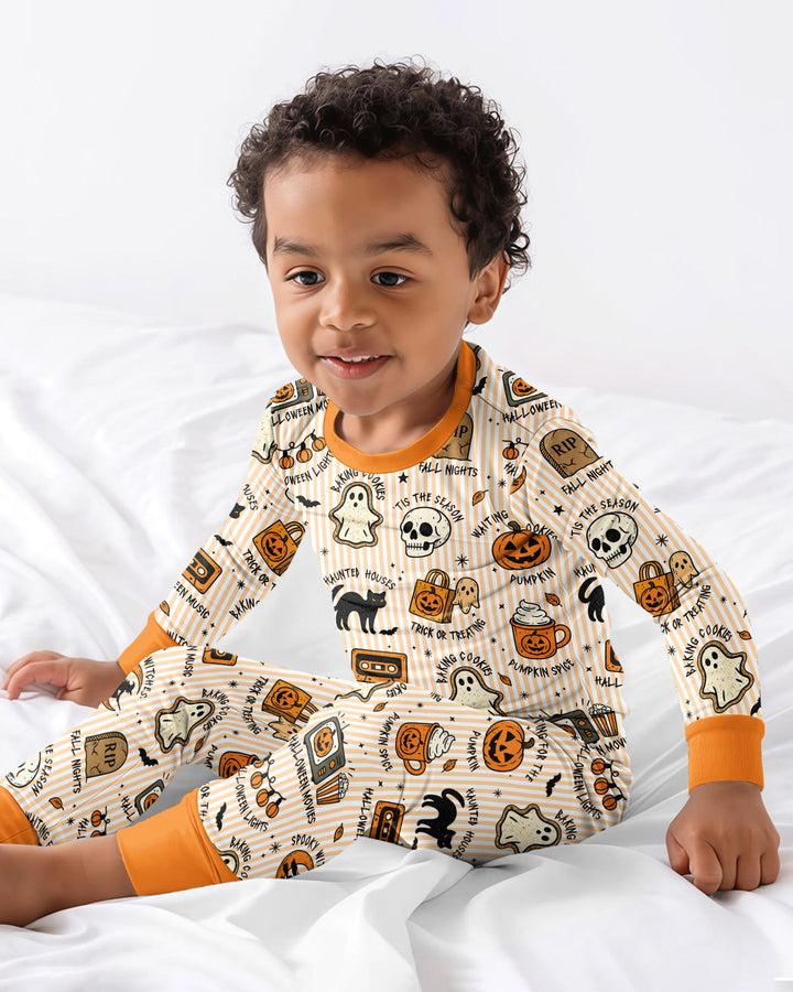 Tis' The Season Bamboo Two Piece Long Sleeve Pajama Set