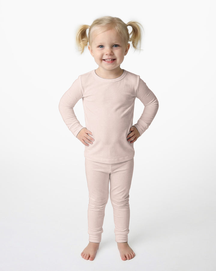 Blush Bamboo Two Piece Pajama Set