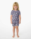 Whimsical Spirits Bamboo Two Piece Short Sleeve Shorts Pajama Set