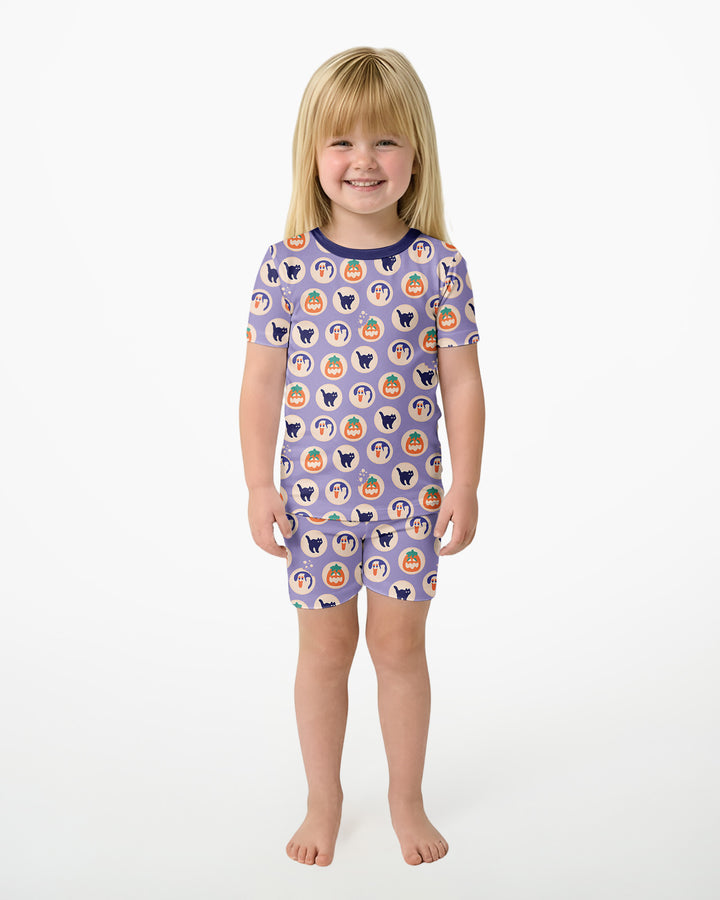 Template Bamboo Two Piece Short Sleeve Shorts Pyjamas Set