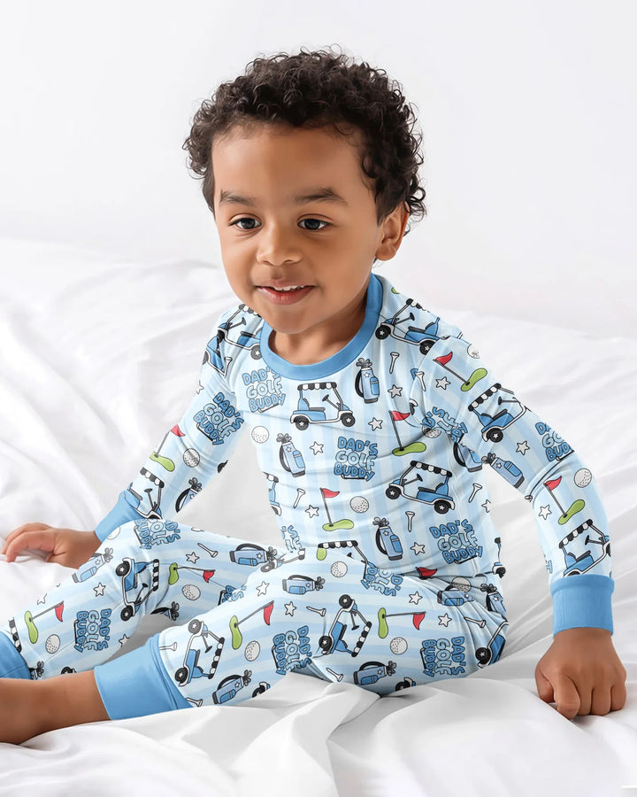 Dad's Golf Buddy Bamboo Two Piece Long Sleeve Pajama Set