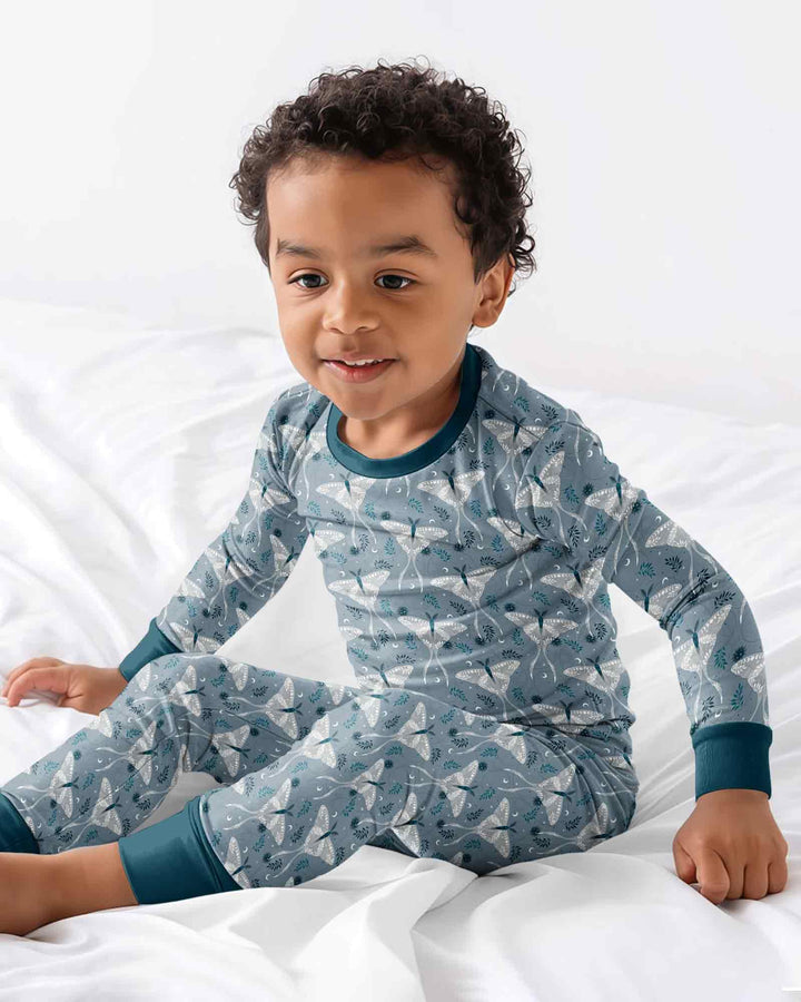 Template Bamboo Two Piece Long Sleeve Pyjamas Set