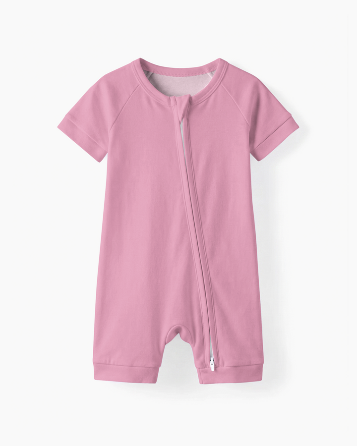 Solid Color Bamboo Shorty Zippy