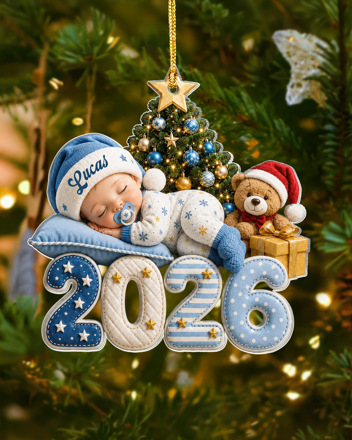 Baby First Christmas Personalized Acrylic Ornament