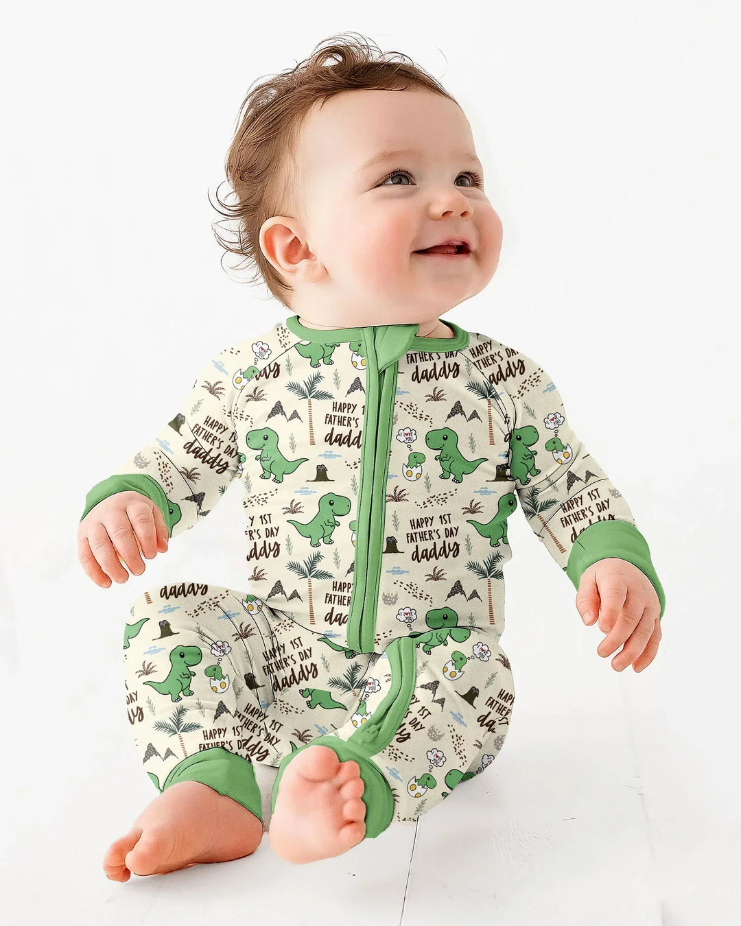 First Father's Day Daddysaurus Bamboo Convertible Zippy