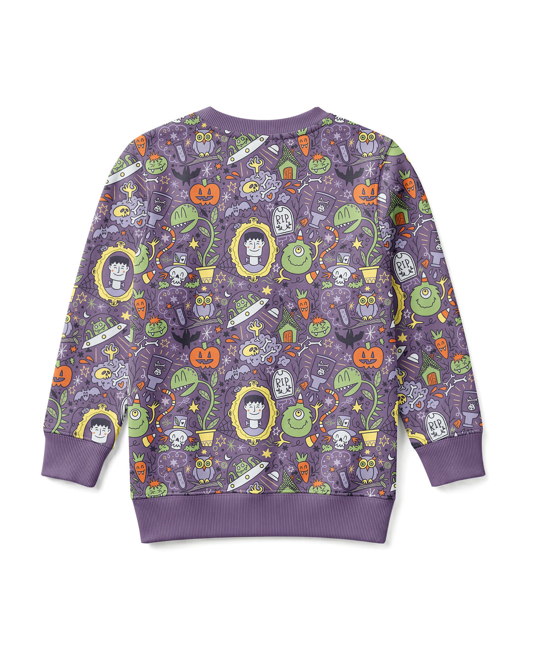 Halloween Monster Fun Bamboo Crewneck Sweatshirt