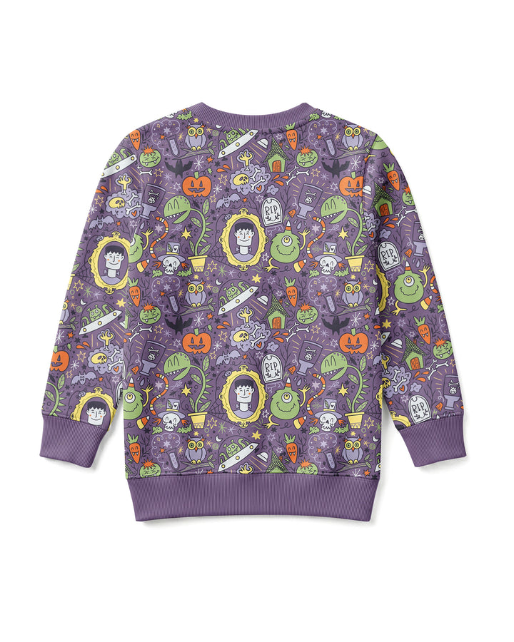 Halloween Monster Fun Bamboo Crewneck Sweatshirt