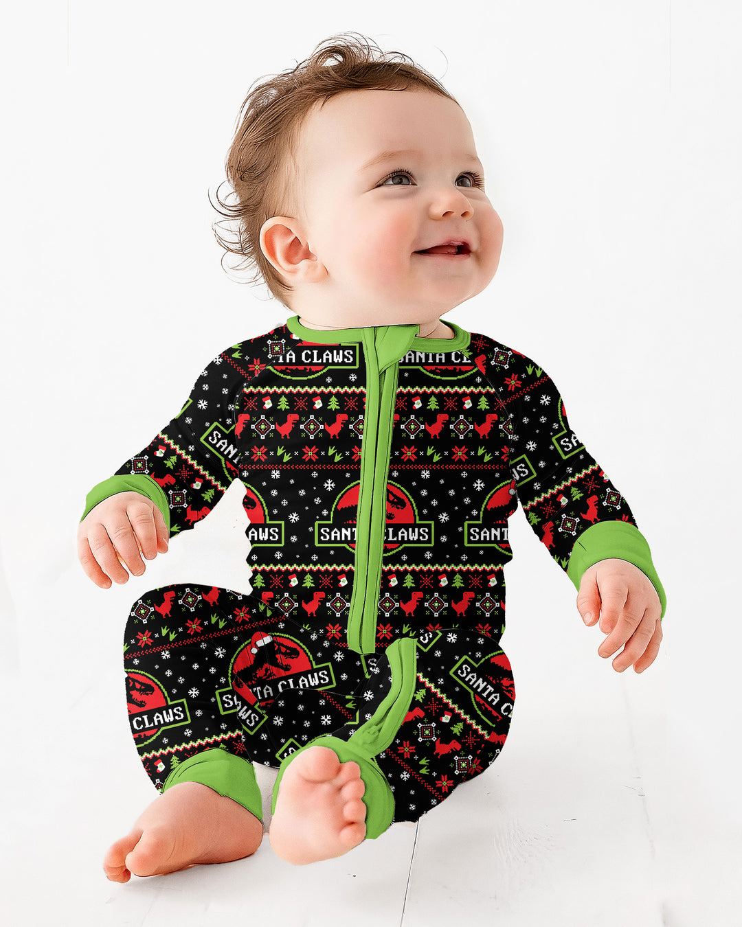 Santa Claws Christmas Bamboo Convertible Zippy