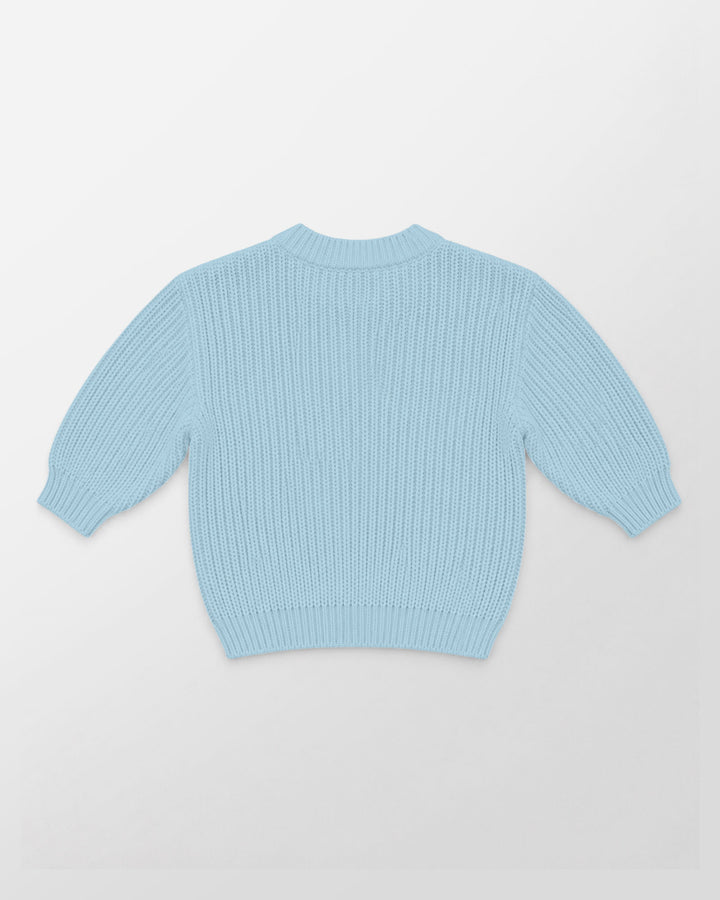 Embroidered Baby Name Bamboo Knit Sweater Bubble