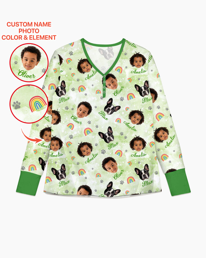 Personalized Family Matching Bamboo Women Pajama Set