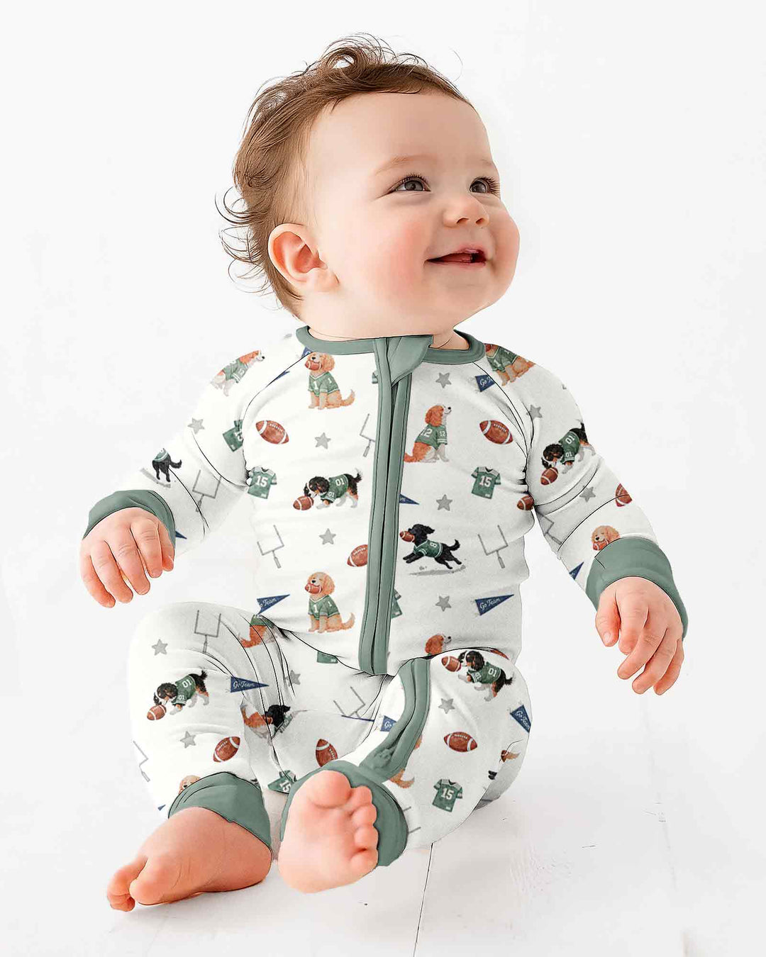 Football Pup Squad Family Matching Bamboo Convertible Zippy