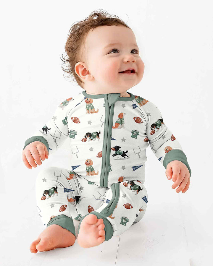 Football Pup Squad Family Matching Bamboo Convertible Zippy