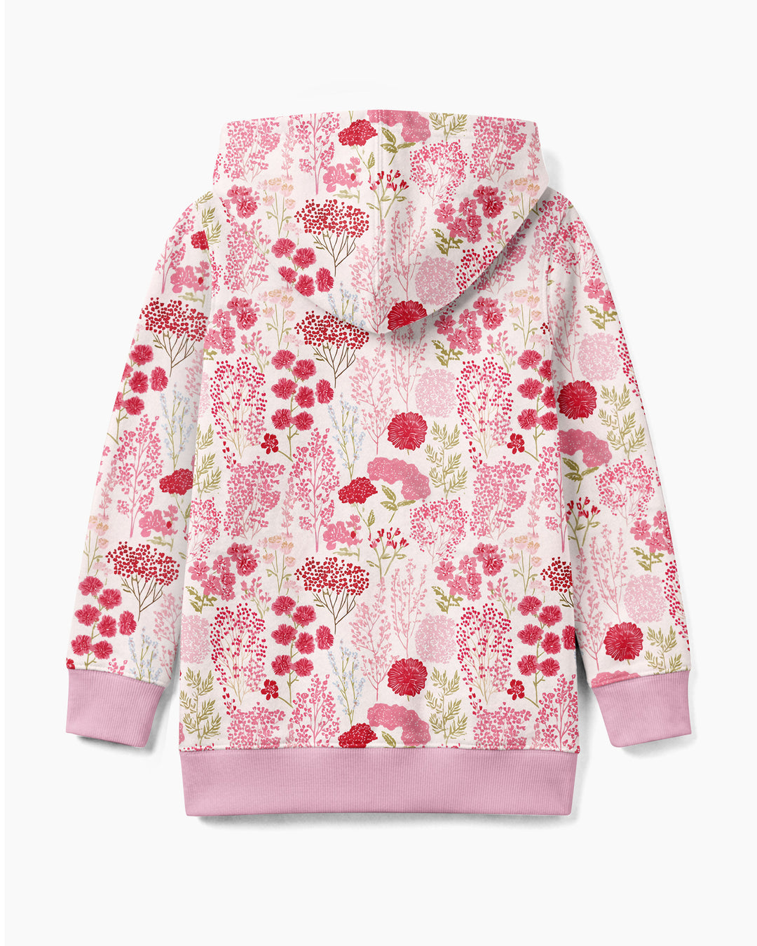 Blushing Wildflowers Bamboo Zip Hoodie