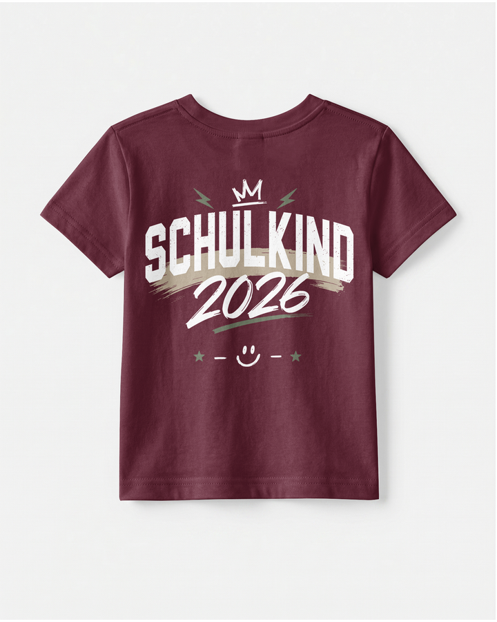 Custom Name First Day of School 2026 Bamboo Crewneck T-Shirt