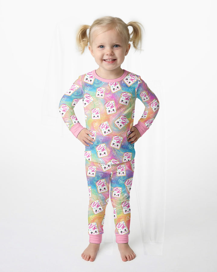 Template Bamboo Two Piece Long Sleeve Pyjamas Set