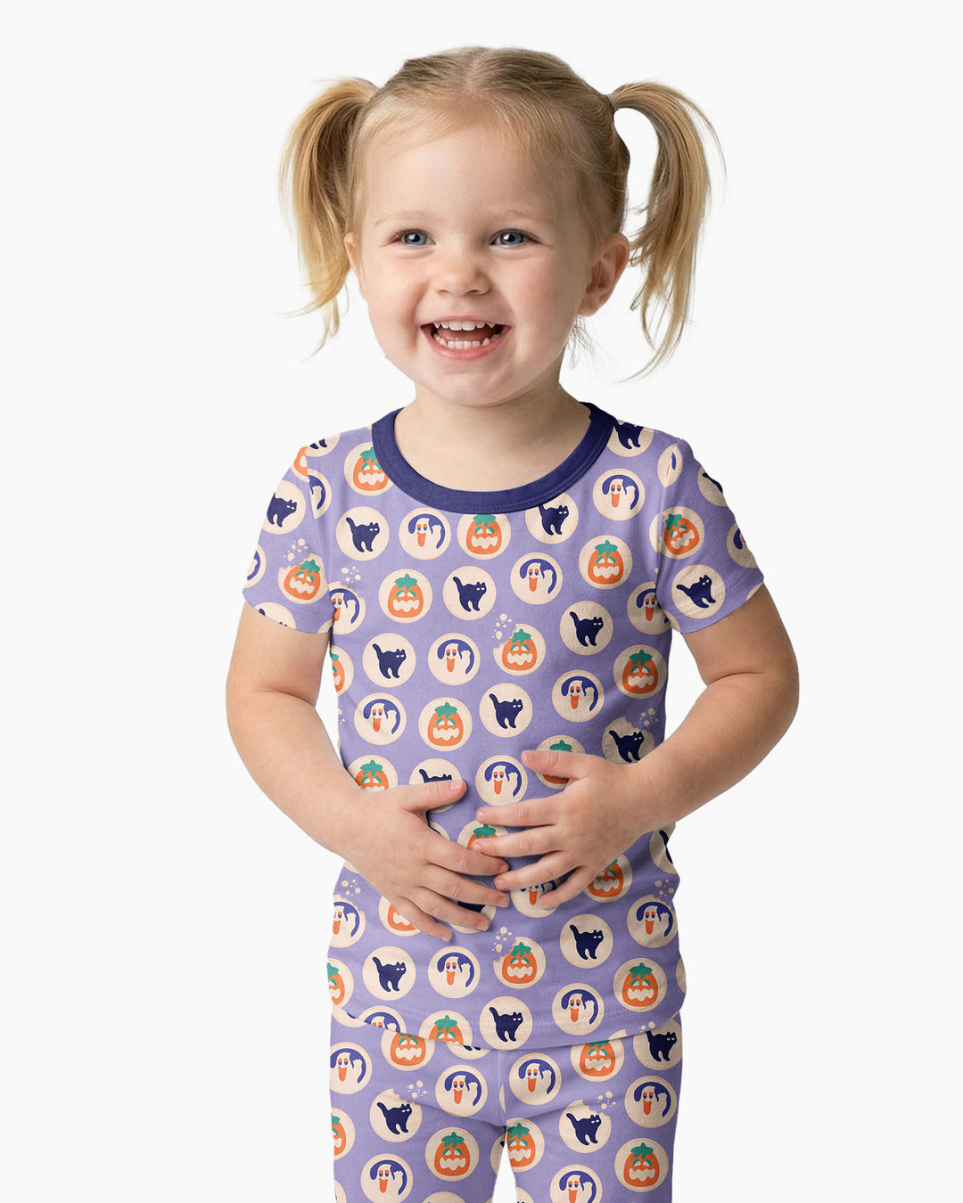 Boo Crew Bamboo Two Piece Short Sleeve Pajama Set