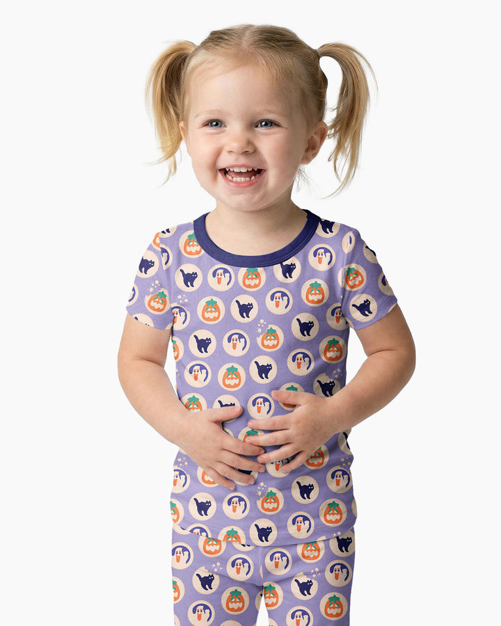 Boo Crew Bamboo Two Piece Short Sleeve Pajama Set