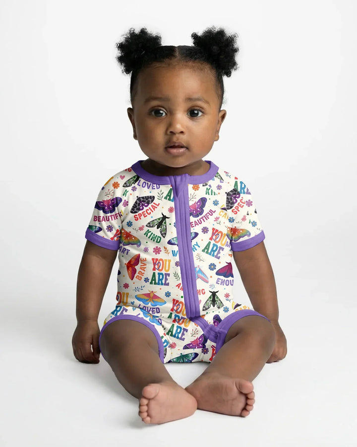 Proud Wings Family Matching Bamboo Shorty Zippy