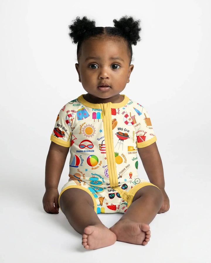 Love Summer Bamboo Shorty Zippy