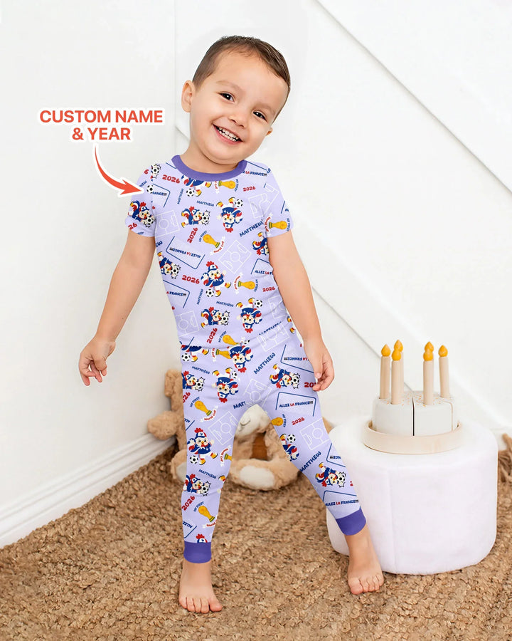 My First World Cup Bamboo Two Piece Short Sleeve Pajama Set