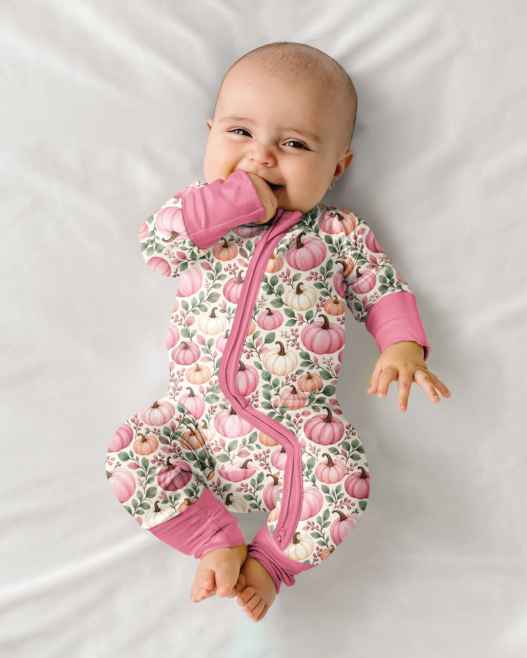 Pumpkin Cozy Fall Bamboo Convertible Zippy
